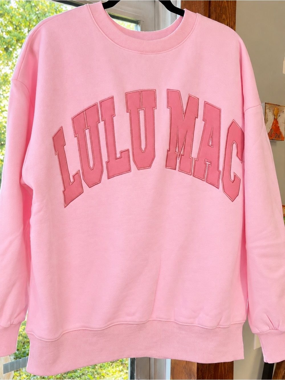 Pink Crewneck Sweatshirt